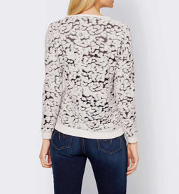 Пуловер, экрю-черный - Linea tesini фото 4