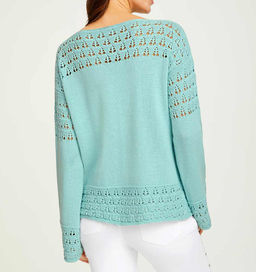 Пуловер, бирюзовый - Heine фото 4