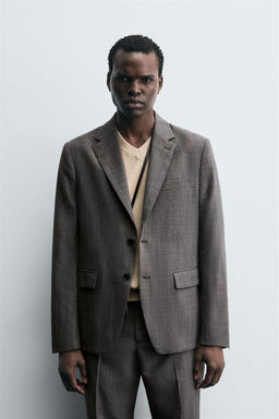 CHECK SUIT BLAZER - Zara фото 2
