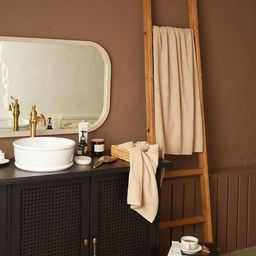 Полотенце махровое Экономь и Я 50*90 см, цв. бежевый, 100% хлопок, 320 гр/м2  фото 7