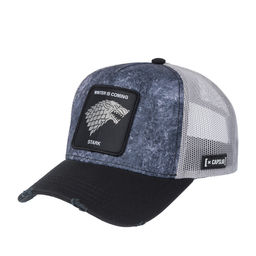 Бейсболка CAPSLAB арт. CL/GOT/1/CT/STA Game of Throne Stark (серый / черный)