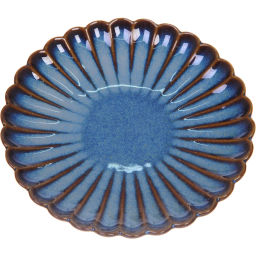 Чайная пара "Верона" (кружка 230мл, блюдце) ромашка синяя