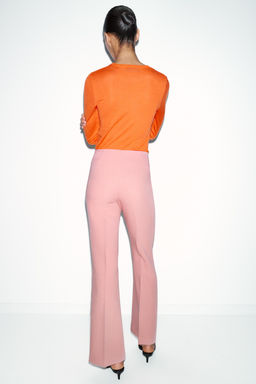 FLARE TROUSERS WITH SIDE SEAMS - Zara фото 6
