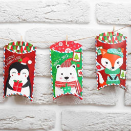 Цена за 6 шт. Набор для оформления "Натуральные прищепки" (10 прищепок 4,5 см, веревка 2м)