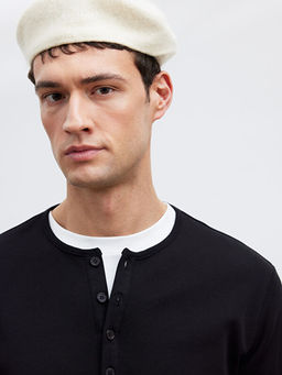 D??meli Bisiklet Yaka Yaka Uzun Kollu Erkek Ti??rt