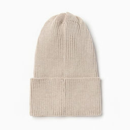 Шапка детская MINAKU, бежевая, размер 48-52 (3-5 лет)