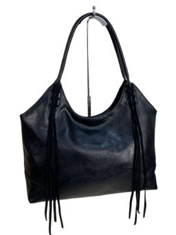 Женская сумка из искусственной кожи, цвет черный