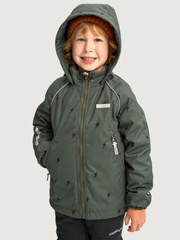 Костюм 7м0926 хаки/черный