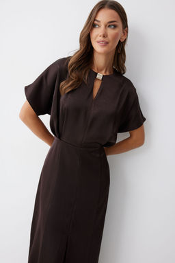 Платье LYUSHe 4210 коричневый фото 7