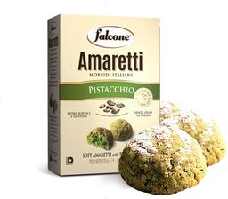 Печенье сдобное Амаретти мягкие с фисташками "falcone" (0,170 кг)
