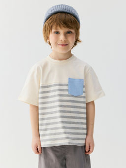 Футболка Тофу/Небо с карманом