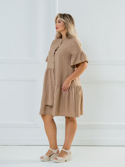 Платье 1247 темно-песочный - Novita фото 7