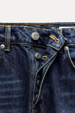 ZW COLLECTION STRAIGHT-LEG MID-RISE JEANS - Zara фото 9