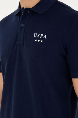 Футболка U.S. Polo Assn темно-синяя хлопок  фото 7