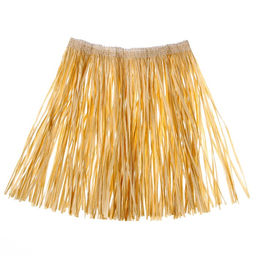 Гавайская юбка, 40 см, бежевая