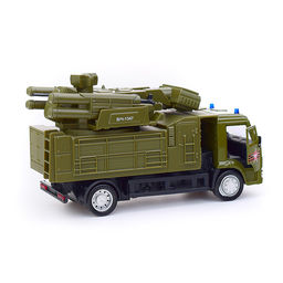 Машина металл Kamaz Армия России 15 см, (двер, подв. дет,свет-звук) инер, в коробке