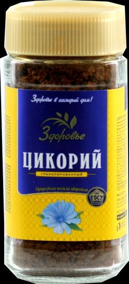 Здоровье. Цикорий (гранулированный) 90 гр. стекл.банка