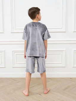 Комплект для мальчика Котик Графит - Modamica фото 14