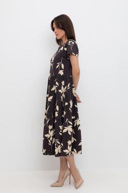 VERY NEAT _ ЕВТ 5019/черный кофе,магнолия платье жен