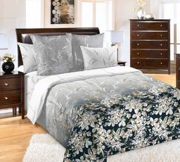 Постельное белье - Перкаль Екатерина 2-спальный с Евро простыней (молния) - Luteks фото 2