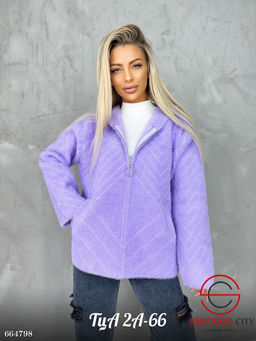 Кардиган женская альпака короткий