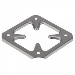 Подставка металлическая на газовую плиту 9х9х0,5см, квадратная