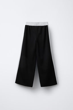 STRIPED WIDE-LEG TROUSERS - Zara фото 2