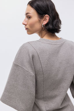 Top de corte holgado en punto fino - H&m фото 6