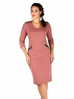 Платье 392 кирпичный