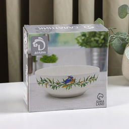 Салатник Доляна Уютные коты, 600 мл, d=15.5 см, белый  фото 9