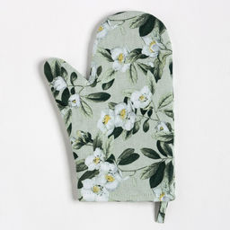 Варежка-прихватка Доляна Jasmine, 20х28 см, рогожка, 100% хл, 164 г/м2  фото 2