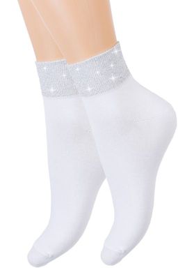 Носки женские с люрексом Красная ветка