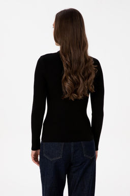 Kad_n Siyah Bal_k__ Yaka Kazak - U.s. polo assn фото 5