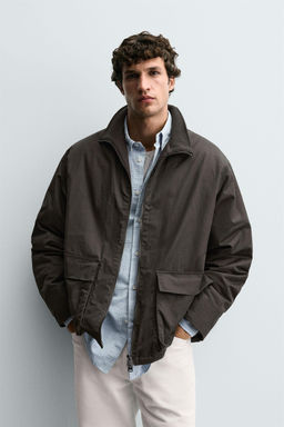 WAXED FINISH JACKET - Zara фото 2