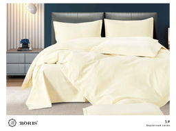 КПБ Boris Бархатный Сатин однотонный BORBSO005 1.5 спальный