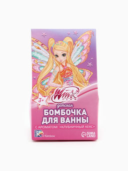 Цена за 2 шт. Бомбочка для ванны 40г в коробке, детская, Винкс