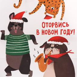 Пакет подарочный крафтовый Оторвемся, 28 32 15 см - Дарите счастье фото 5