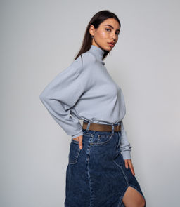 Водолазка #ОКТ08, серый