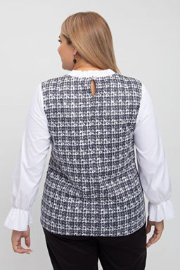 Блуза Luxury Moda 1236 серый