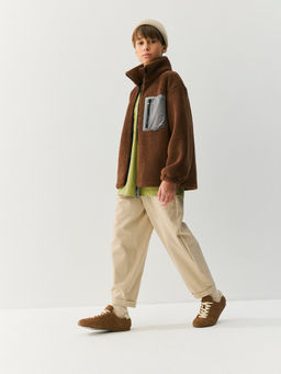 Толстовка меховая Шоколад 7+