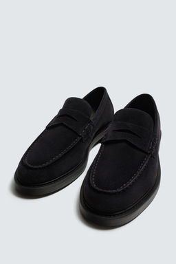 LEATHER PENNY LOAFERS - Zara фото 12