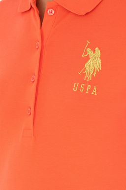 Женская базовая футболка с цветком граната - U.s. polo assn фото 7