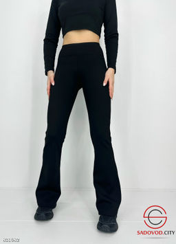 Брюки лосины клеш женские