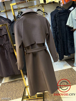 Пальто женское с поясом - Bruno фото 4