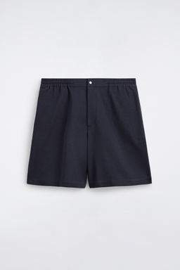 BERMUDAS MEZCLA DE ALGOD?N CON CINTURA EL?STICA