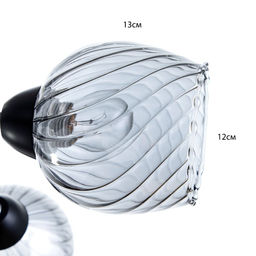 Люстра «Кириена» 6хЕ27 40 Вт чёрно-хромовый 70×70×27 см BayerLux