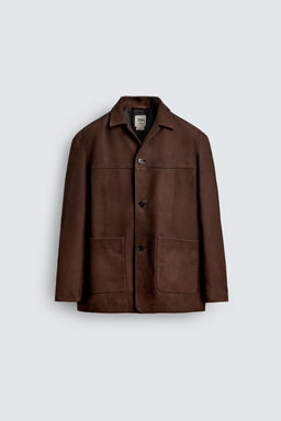 LIMITED EDITION LEATHER JACKET - Zara фото 7