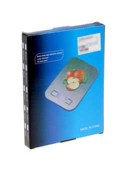 Весы кухонные LVE-028, электронные, до 5 кг, от батареек ААА×2, металл