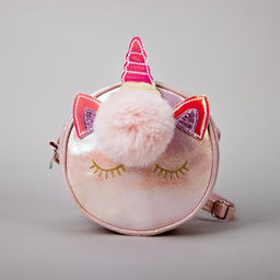 Сумка детская Волшебный единорог на молнии, цвет розовый - NAZAMOK KIDS фото 3