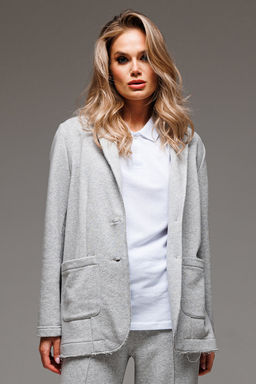 Жакет GO F4065/50-04.164-170 серый меланж